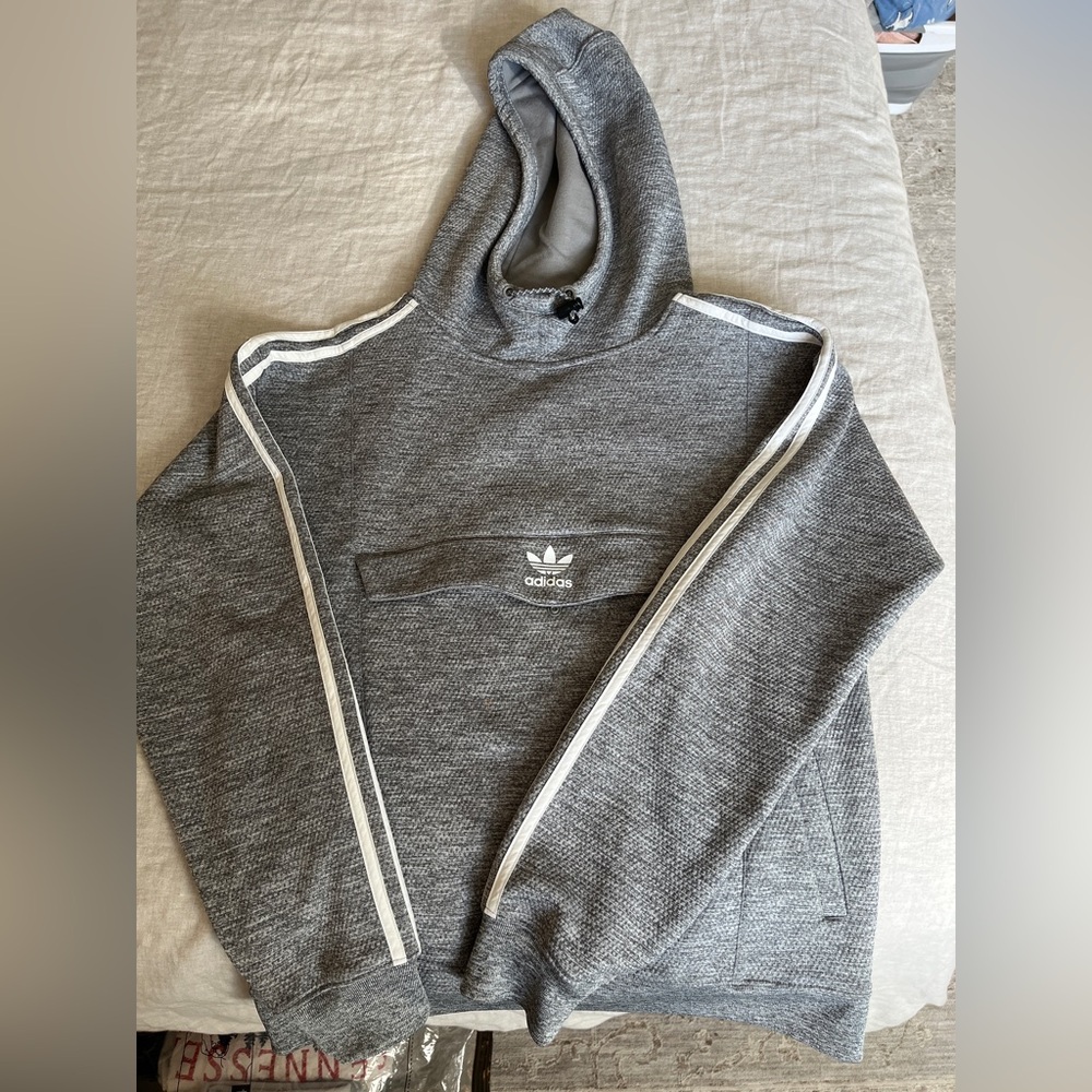 Adidas Retro Anorak Gray Men's Hoodie
